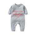 thumbnail image 2 of Enjoytime Valentines Day Gifts 3-18M Toddler Girl Clothes Long Sleeve Heart Printed Shirt Jumpsuit Comfy Newborn Clothes Spring Rompers Baby Gifts, 2 of 4