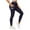 Navy, variant on ibuvkizy Tummy Control Jeggings with Pockets for Women Workout Leggings Fitness Sports Running Yoga Athletic Pants Wine,S
