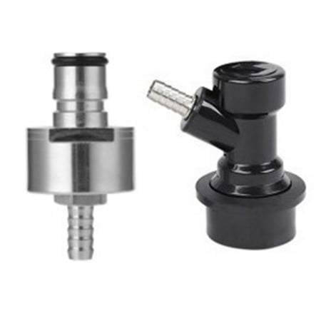 

RichLink Ball Lock Connector Ball Lock Disconnect Set with Thread Bulkhead Kit Home Brew A