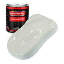 Restoration Shop - Gm Linen White Acrylic Lacquer Auto Paint - Gallon Paint Color Only - Professional Gloss