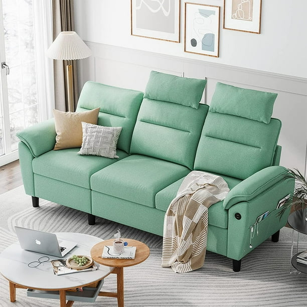 LINSY HOME 3 Seater Couches and Sofas for Living Room, Sofa Set with 2