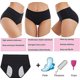 thumbnail image 4 of 5pc Menstrual Period Underwear For Women Leak Proof Cotton Ladies Panties Briefs, 4 of 5