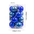 thumbnail image 3 of Christmas Tree Decorations, 16Pcs 2.36in Shiny and Pearl Plastic Christmas Balls Set with Glossy Mirror Finish Ornaments for Holiday Tree Hanging Décor and Party Decorations 2025 Collection, 3 of 6