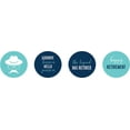 thumbnail image 2 of Darling Souvenir ChocolateChocolate Labels 190 Pcs Retirement Party ThemeStickers-Blue, 2 of 2