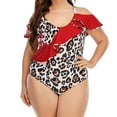 thumbnail image 2 of Traje de baño de una pieza de tamaño delgado con estampado de leopardo y estampado de leopardo sexy para mujer Fridja nalpqowj23803, 2 of 7