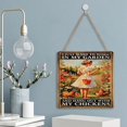 thumbnail image 5 of I Just Want To Work In My Garden And Hang Out With My Chickens Square Hanging Wooden Sign 12x12 Inches Farm Chicken Wood Sign for Home Kitchen Bar Coffee Shop Gift for Girl, 5 of 8