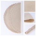 thumbnail image 2 of Unique Bargains Rustic Placemats Set of 6 Placemats Kitchen Table Mat Cream, 2 of 6