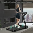 thumbnail image 4 of Gymax 4 HP Folding Treadmill Electric Walking Running Machine w/ Fatigue Button, 4 of 8