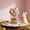Pink, variant on Easter Eggs Potted Tabletop Tree Ornament, 7.87" Foam Speckled Eggs Centerpiece Decor for Spring & Holiday Living Room, Tabletop