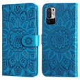 thumbnail image 1 of Funda tipo cartera GANGXUN para Xiaomi Poco M3 Pro 5G , diseño girasol, cuero PU, soporte, cierre magnético, tarjetero, 1 of 5