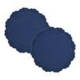thumbnail image 6 of Raindrops Blue Silicone Place Mats for Home Use Stylish Table Decor Easy 2pcs Set, 6 of 8