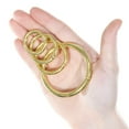 thumbnail image 3 of Craft County Welded Brass Plated O-Rings - Great for Crafting, Jewelry, and More, 3 of 5