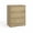 Natural, variant on 3-Drawer Modern Wooden Dresser Tall Storage Chest with Wide Top for Bedroom Living Room Hallway - Walnut