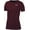 Dark Maroon, variant on Womens Pro Allover Mesh Short Sleeve Top 2.0 (US, Alpha, Small, Regular, Regular, Black)