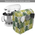 thumbnail image 2 of Tropical Stand Mixer Cover, Monstera Leaves in Gradient Monochrome Tones Exotic Minimal Graphic, Kitchen Appliance Organizer Bag Cover with Pockets, 5 Quarts, Lime Green and Emerald, by Ambesonne, 2 of 4