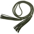 thumbnail image 2 of YooGuoGuo Women Girls Braided Waist Tie Belt/Rope with Tassel Wrap Cloth Belts for Dress Pants, 2 of 6