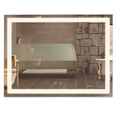 thumbnail image 1 of Aquaterior 32"x24" Rectangle LED Bathroom Mirror with Anti Fog Dimmable Waterproof Wall-Mounted Mirror, 1 of 9