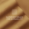 thumbnail image 3 of Wrinkle Resistant Super Soft Bed Sheets Set, Full 4-Piece Solid in Gold by Comfort Canopy, 3 of 12