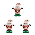 thumbnail image 3 of Ruiboury Party Decor Essential Christmas Foil Balloons With Exquisite Patterns Balloon Christmas Suitable For Any Places multicolor Stretching Santa 3Set, 3 of 6