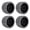 Gray, variant on M Buder 4PCS Polyurethane Trailer Wobble Rollers Ribbed Marine Boat Roller Replacement High Temp Resistant 4.92 inches / 125 mm Blue