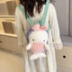 thumbnail image 5 of Mochila de peluche con estilo para mujeres y niñas, suave y cómoda. Delfín, 5 of 9