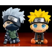 Anime World Naruto Figure Set Action Figure Naruro Figure and Kakashi Figure 2pcs Set, 3" tALL