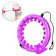 thumbnail image 5 of Aro ponderado para adultos y niños principiantes que hacen ejercicio 2 en 1 abdomen, fitness, pérdida de peso, masaje, 360  degree, giro automático, 24 nudo Púrpura Macarena aro de deporte, 5 of 7