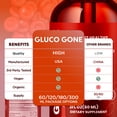 thumbnail image 5 of Gluco Gone Advanced Formula Drops Natural Support Supplement GlucoGone 150 Servings, 5 of 9