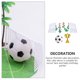 thumbnail image 3 of 1 juego de decoración para tartas de fútbol, ​​decoración de tartas con temática de fútbol, ​​decoraciones de paisajes, figura de fútbol en miniatura, 3 of 5
