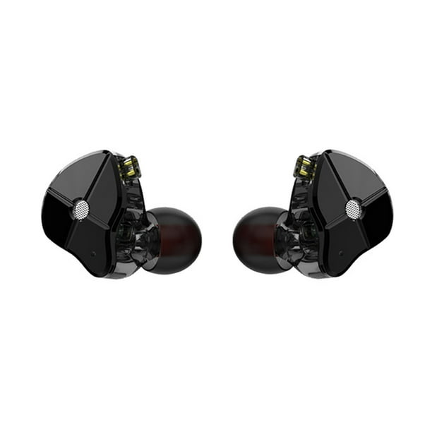 Bearachild Auriculares Auriculares Bluetooth compatibles Desmontables Con cable Intercambiables Tapones para los oídos Controlador profesional Electrónica Negro