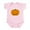 Petal Pink, variant on CafePress - Jack O Lantern Infant Bodysuit - Baby Light Bodysuit, Size Newborn - 24 Months