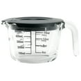 thumbnail image 3 of Oster Coolidge 16 Ounce Glass Measuring Cup with Lid in Gray, 3 of 7