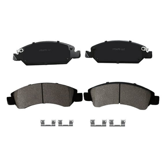 Front Ceramic Brake Pad Kit For 2014-2018 Chevrolet Silverado 1500