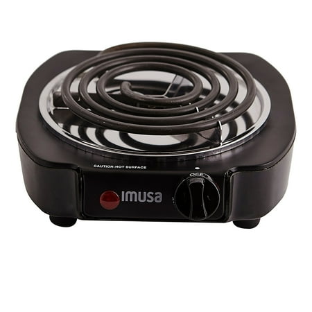

IMUSA Electric Single Black Burner with Temperature Knob