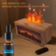 thumbnail image 4 of Difusor De Aromaterapia De Chimenea De Simulación 3D, Humidificador De Llamas De Niebla Ultrasónico De Niga 280ml De Aceite Esencial Con Iluminación De 7 Colores Para La Oficina, 4 of 7