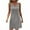 Gray, variant on Summer Dresses for Women 2025, Women's Casual Solid Color V-Neck Pullover Short Sleeved(Black,S)