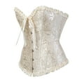 thumbnail image 2 of Grebrafan Bustiers Corsets Women Burlesque Beige 2XL, 2 of 5