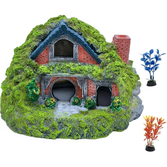 Antique Roman Column Ruins European Castle Aquarium Decorations Fish Tank Hideout Rocks