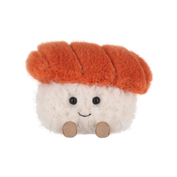 Apricot Lamb Animaux en Peluche Sushi au Saumon pour Enfants, Jouets en Peluche Doux et Mignons pour Bébé Fille et Garçon, 3 Pouces