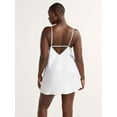 thumbnail image 4 of Joyspun Women’s and Women’s Plus Satin and Lace Bridal Chemise, Sizes XS to 3X, 4 of 5
