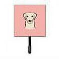 thumbnail image 2 of Carolines Treasures Checkerboard Pink Yellow Labrador Leash or Key Holder 7Hx4.25W multicolor, 2 of 2