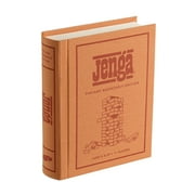 WS Game Company Jenga Vintage Bookshelf Edition, Wood Stacking Game Set