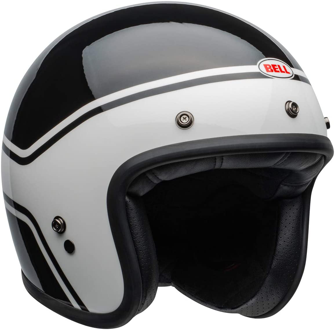Bell 2020 Cruiser Custom 500 Adult Helmet Solid Gloss Black Motorbike Motorcycle