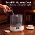 thumbnail image 4 of Humidifiers for Bedroom, 6L Top Fill 40H & 24dB Quiet Runtime for Large Room, Cool Mist Ultrasonic Smart Humidifier with Humidity Sensor, Night Light for Home, Baby, Nursery, Plants, 4 of 7