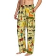 thumbnail image 6 of Gukieu Ethnic African Print Men's Home Trousers, Elastic Drawstring Home Pajamas Clothing Suitable for Adult Men-3X-Large, 6 of 6