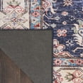 thumbnail image 3 of Nourison Fulton Traditional Vintage Non-Slip Flatwoven Indoor Rug Navy 2'3" x 7'6", 3 of 5