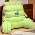 thumbnail image 3 of Bed Backrest Pillow For Sitting Up In Bed, Reading Pillow With Arms, Lumbar Cushion For Sofa, Chair, Floor, And Dorm, 3 of 5