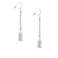 thumbnail image 2 of Delight Jewelry Silvertone Live - Silver-tone Long Sparkle Dangle French Earrings, 2 of 4