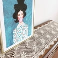 thumbnail image 3 of Rectangular Cotton Handmade Crochet Lace Table Runner Doilies Table Dresser Scarf Décor, 3 of 5