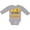 AC-Heather Grey, variant on Inktastic 1st Birthday Construction Truck Cement Mixer Boys or Girls Long Sleeve Baby Bodysuit